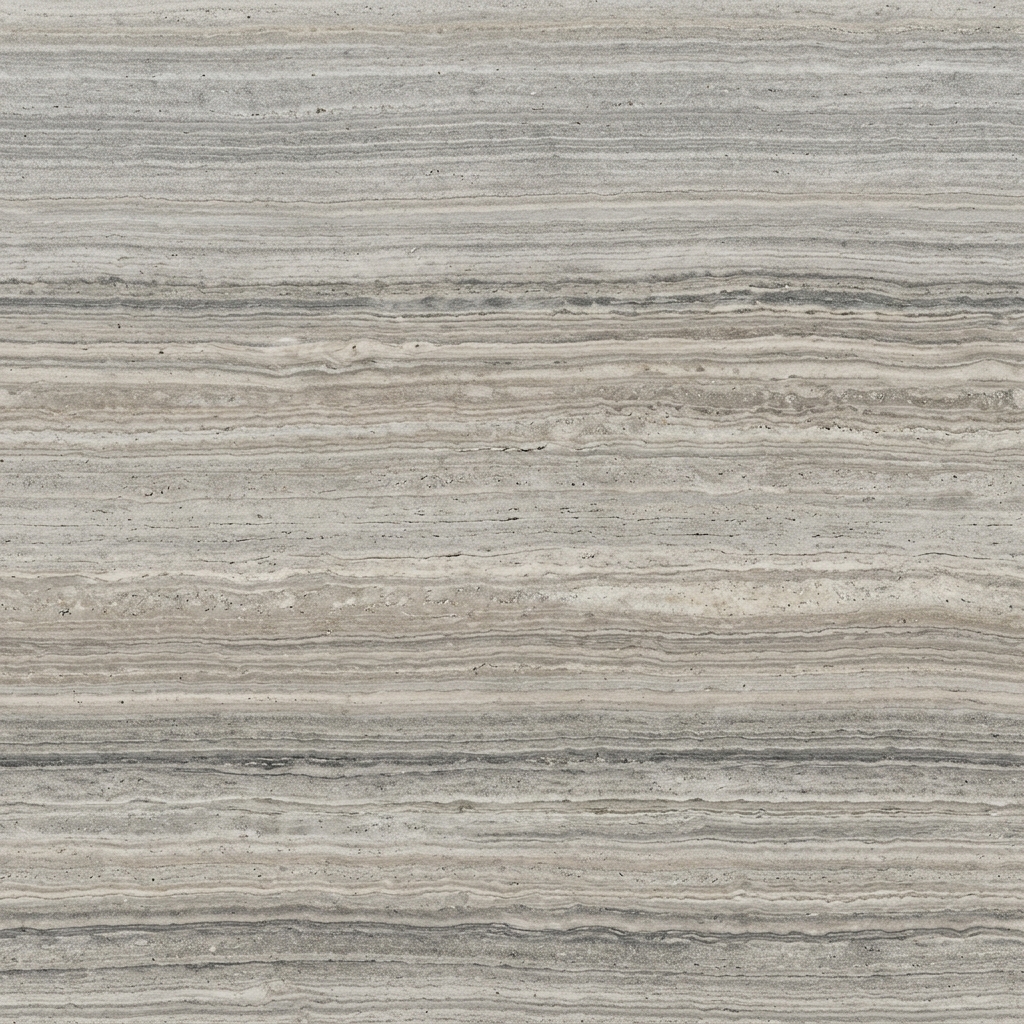 Satin travertine stone seal and protection film finish